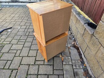 Noční Stolek drevo Masiv borovice 38x39 výška 42cm - 7