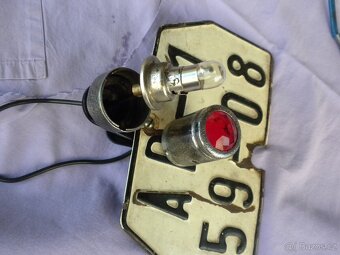 JAWA předválečná všechny modely zadní světlo plechové - 7