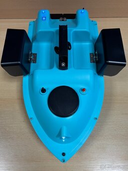 Tříkomorová MODRÁ loďka GPS s baterií 12000mAh včetně obalu - 7