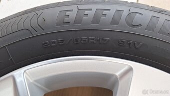 Alu kola VW 17" 5x100 letní pneu 205/55 R17 7mm T-Cross - 7
