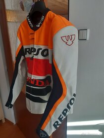 Prodám zánovní moto bundu Repsol psi hubik - 7