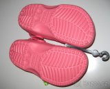 CROCS CAYMAN CLASSIC PINK 1 3 a 2 4- naše 32/33 a 33/34 - 7