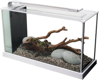 Bílé  designové akvarium fluval - 7