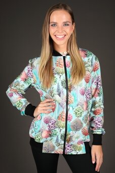 Mikina bomber Atom Rat Tyrkys Berry S/M - 7