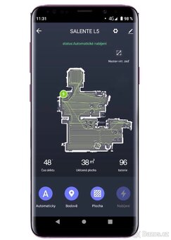 Roboticky vysavac Salente L5 2v1 - 7