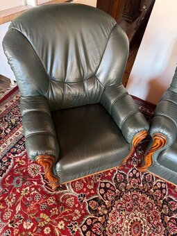 Luxusni italská kožená sedací souprava 3+1+1, 4094 - 7