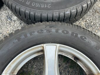 Alu kola Borbet R16 5x112 VW,Škoda + zimní pneu 215/60/16 - 7