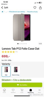 Tablet Lenovo 12,7’’ + kryt - 7