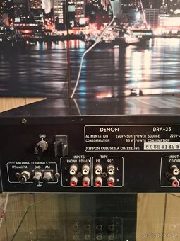 Stereo přijímač DENON DRA-35 zesilovač FM/AM tuner - 7