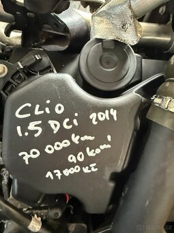 Motor + prevodovka Renault Clio 2014 1.5 DCI 60 kw - 7