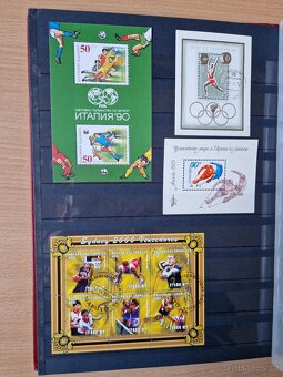 Poštovní známky-aršíky v albu. - 7