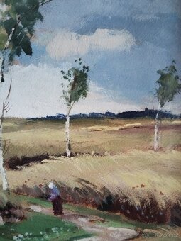 obraz LETNÍ DEN, olej, Josef Fiala - 7