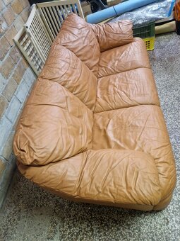 Kožená sedačka 3 + 2 sedáky - 7