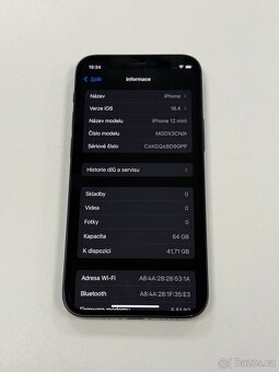 iPhone 12 MINI 64GB ✅ 100% BATERIE - 7