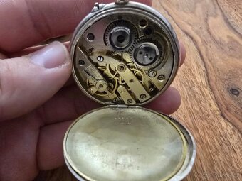 KRÁSNÉ STAROŽITNÉ KAPENÍ STŘÍBRNÉ HODINKY- ZDOBENÉ - 7