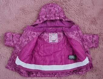 dívčí zimní kombinéza Tchibo vel. 86/92 + zdarma čepice - 7