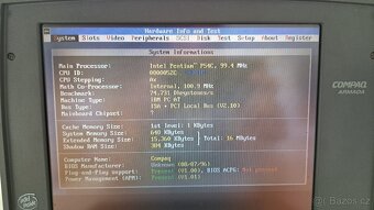 Historický notebook Compaq Armada 1120 - Pentium 100MHz - 7