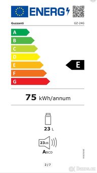 Guzzanti GZ 24G - mini lednička - 7