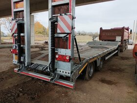 Vlek přívěs na přepravu kompresor vrtná souprava - 7
