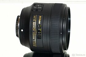 Nikon AF-S Nikkor 85mm 1:1,8G TOP STAV - 7