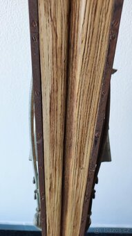 Historické sjezdové lyže 190 cm - 7