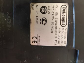Prodám automatický kávovar DeLonghi esam 3000 - 7