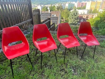 Sklolaminátové židle 4ks - 7