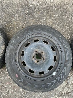 Sada kol 5x100, 195/65/15, Octavia, golf, pneu 6,5mm - 7