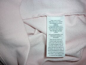 Světlerůžové mikinové šaty Tommy Hilfiger - 7
