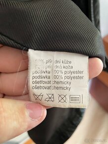 Kožená bunda z přírodní kůže značka Calypso - 7