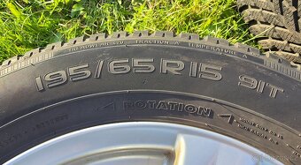 Litá kola Hyundai se zimními pneu - 6Jx15 ET46 a 195/65 R15 - 7