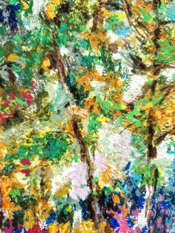 DIMITRI POLAK - sieťotlač /farebná impresionistická krajina/ - 7