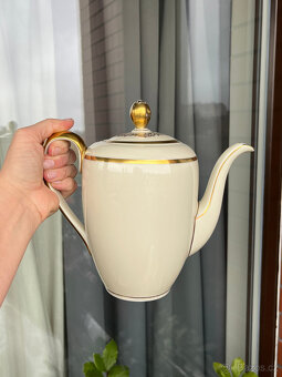 Starožitná porcelánová konvice Ivory 1.5l, Bavaria - 7