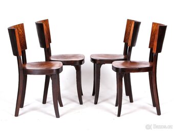 Kvalitní jídelní židle BERNKOP, ořech, 4 kusy. - 7