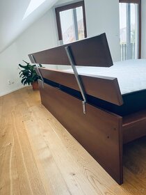 Manželská postel dřevěná Ikea 180x200 - 7