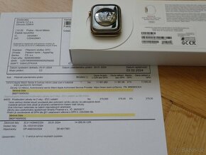 Apple Watch S8 LTE 45mm zlatá ocel s hvězdně bílým řemínkem - 7