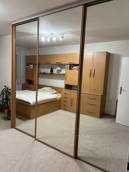 Ložnicová sestava, postele, šatní skříň, nástavce - 7