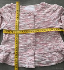 Dívčí svetr/svetřík propínací/na knoflíčky vel.74/80 a 86 - 7