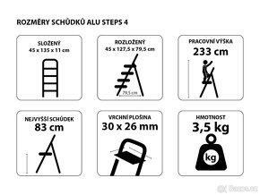 Schůdky AL - Nepoužité za super cenu - 7