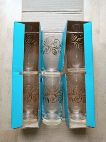 Bohemia Glass Czechoslovakia - 6 ks skleniček - 7