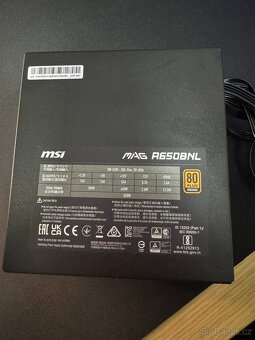 Herní set: Ryzen 5 5500 + MSI A520M + 550W Zdroj - 7