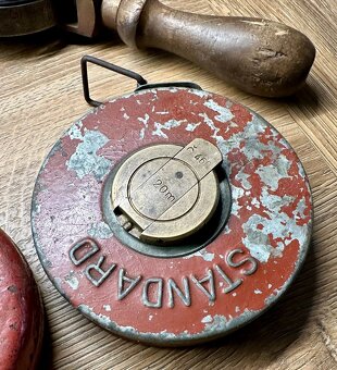 Sbírka set stará délková měřidla pásma 7ks FUNKČNÍ - 7