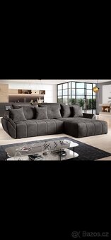 Moderní rohová sedací souprava 280x189 L ,rozkládací - 7
