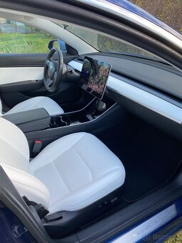 Tesla model 3 LR, záruka, autopilot, bílá kůže, 4x4 - 7