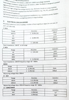 Multimetr ANENG A3002 tužkový 7in1 - 7
