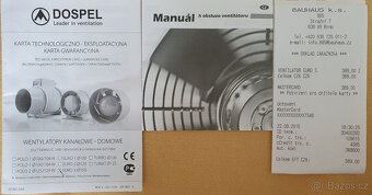 potrubní ventilátor Dospel euro 3 - 7