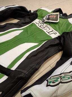 RST-Pánská kožená moto kombinéza, jednodílná - 7