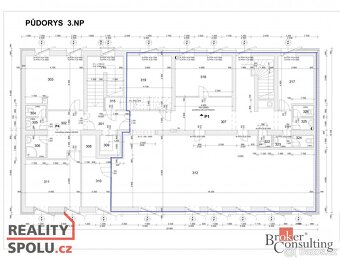 Podnájem, komerční/kanceláře, 170 m2, Radobyčická 678/6, Již - 7
