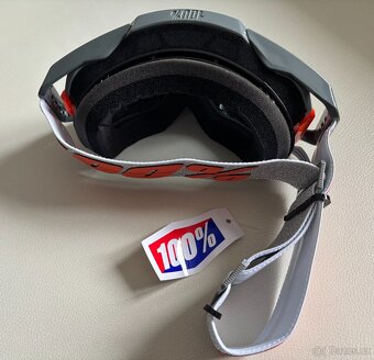 100% Armega Hiper Silver – nové MX/MTB brýle - 7