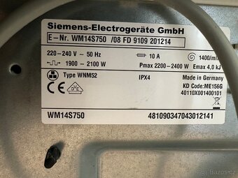 Pračka Siemens (124) - 7